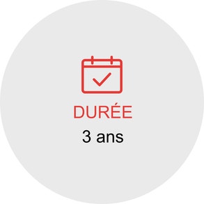 Durée : 3 ans