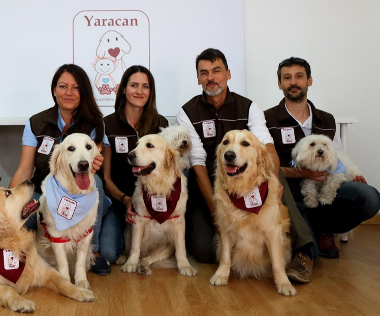 Therapy dogs to help children with neuro – cognitive damage at hospital 12 de Octubre (Madrid, Spain)